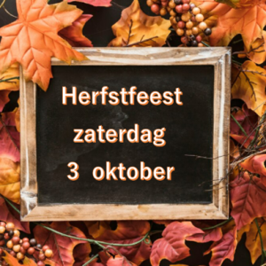 oktober 26 herfstfeest